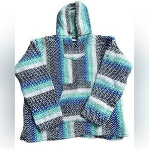The Original Ron Jon Surf Shop Mexican BAJA Hoodie Poncho  - Size Small